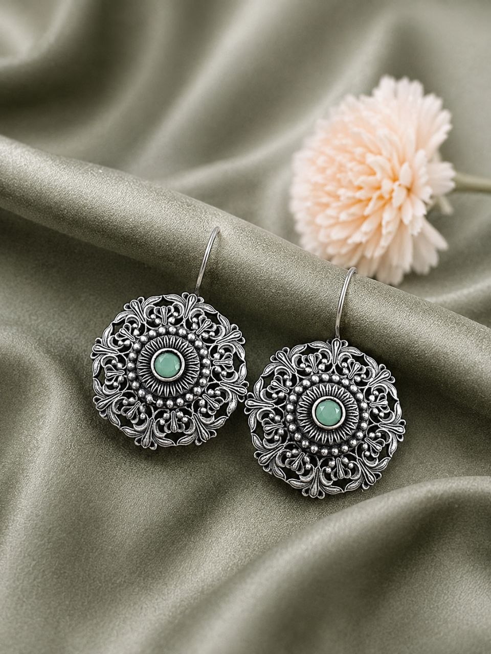 Ethnic Floral Earring ? Stunning Traditional Design for Elegant Festive Styling - Image 10