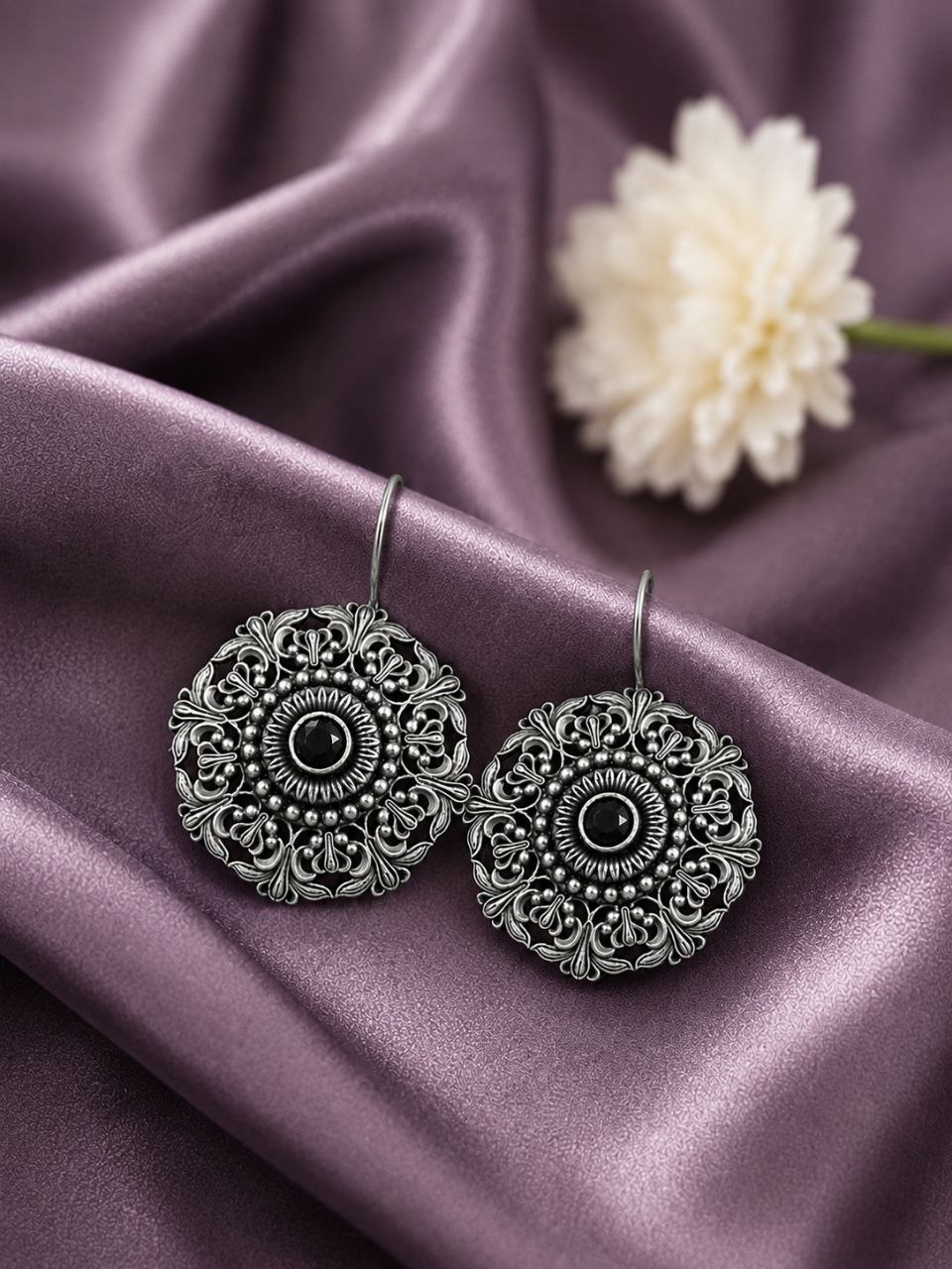 Ethnic Floral Earring ? Stunning Traditional Design for Elegant Festive Styling - Image 6