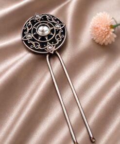 Stylish Silver Hair Accessories ? Elegant Floral Charm for Stunning Traditional Hairstyles - Image 6