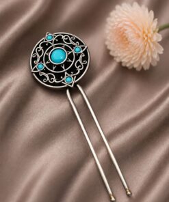 Stylish Silver Hair Accessories ? Elegant Floral Charm for Stunning Traditional Hairstyles - Image 5