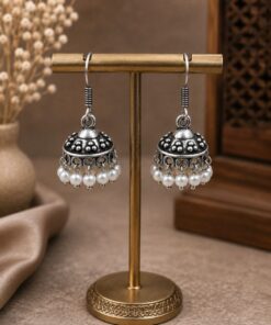 Alternative view of Stunning LightWeight Jhumki Earring for Elegant Traditional Fashion