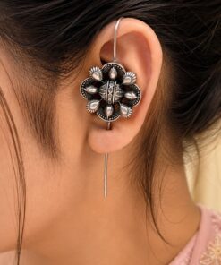 Gorgeous Designer Flower Earcuff for Stunning Elegant Beautiful Styling