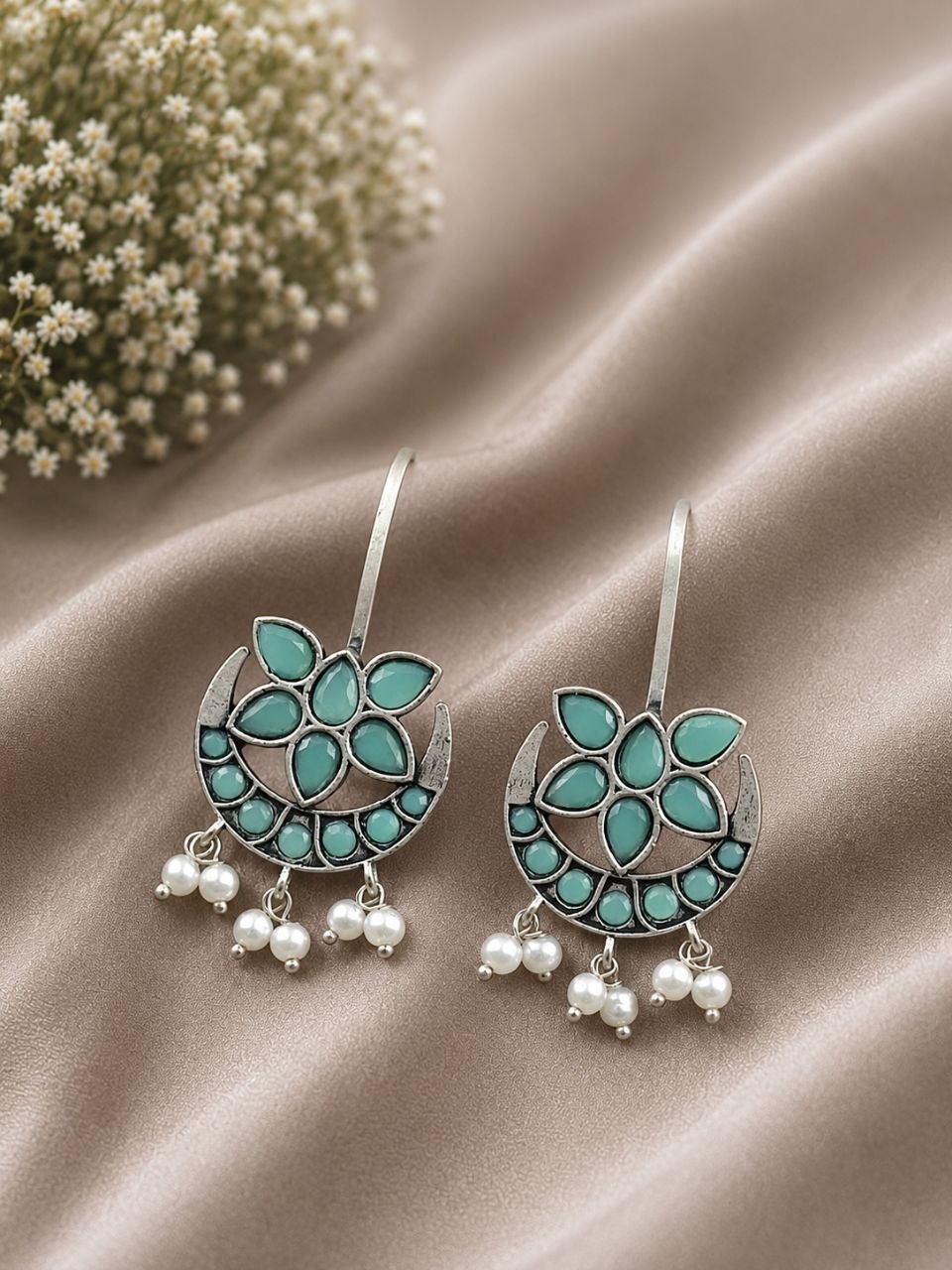 Exquisite Floral Half Moon Bugadi for Gorgeous Traditional Wear - Image 7