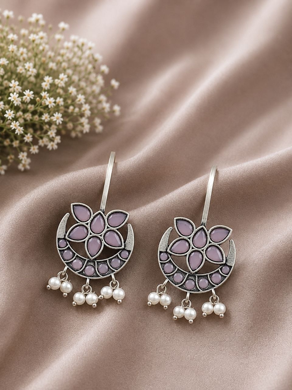 Exquisite Floral Half Moon Bugadi for Gorgeous Traditional Wear - Image 6