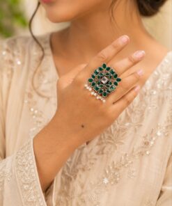Dazzling Geometric Stylish Ring for Elegant Modern and Fashionable Looks