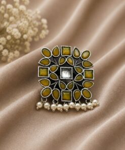 Dazzling Geometric Stylish Ring for Elegant Modern and Fashionable Looks - Image 3