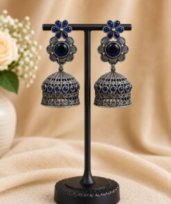 Antique Floral Jhumka ? Gorgeous Traditional Earrings for Elegant Festive Style - Image 4