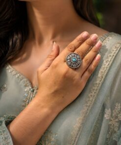 Silver Traditional Ring ? Exquisite Ethnic Design for Graceful Styling