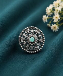 Silver Traditional Ring ? Exquisite Ethnic Design for Graceful Styling - Image 6