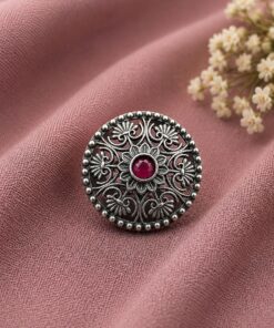 Silver Traditional Ring ? Exquisite Ethnic Design for Graceful Styling - Image 4