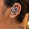 Silver Flower Earcuff ? Elegant Jewelry for Stylish Traditional Looks
