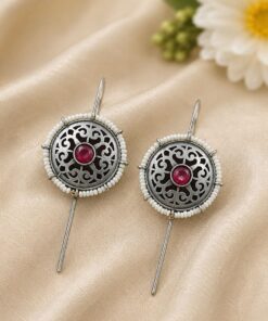 Silver Flower Earcuff ? Elegant Jewelry for Stylish Traditional Looks - Image 8