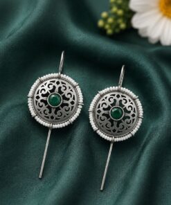 Silver Flower Earcuff ? Elegant Jewelry for Stylish Traditional Looks - Image 5