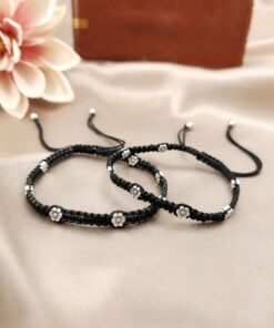 Alternative view of Adjustable Flower Thread Anklet ? Stunning Elegant Jewelry for Stylish Everyday Wear