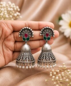Leaf Jhumka Earring ? Stunning Elegant Traditional Jewelry for Women - Image 3