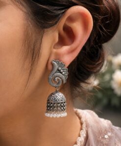Beautiful Peacock Jhumka Earring ? Gorgeous Traditional Jewelry for Women