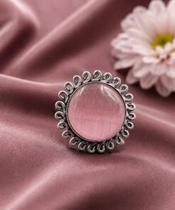 Adjustable Silver Ring ? Elegant Premium Jewelry for Monalisa Stone Work - Image 7