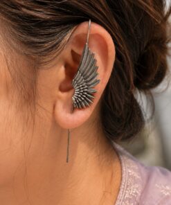 Oxidized Feather Earcuff ? Stunning Jewelry for Elegant Fashion Looks