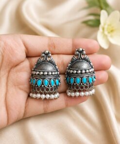 Alternative view of Stunning Peacock Stud Earring for Elegant and Graceful Everyday Style