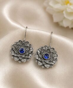Alternative view of Gorgeous Flower Hook Earring for Elegant and Charming Everyday Style