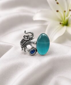 Alternative view of Adjustable Elephant Ring for Elegant and Unique Everyday Style