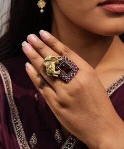 Exquisite Two Tone Elephant Ring for a Stunning and Unique Fashion Look - Image 6