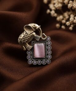 Exquisite Two Tone Elephant Ring for a Stunning and Unique Fashion Look - Image 7