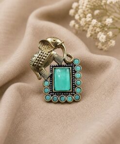 Exquisite Two Tone Elephant Ring for a Stunning and Unique Fashion Look - Image 9