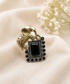 Exquisite Two Tone Elephant Ring for a Stunning and Unique Fashion Look - Image 11