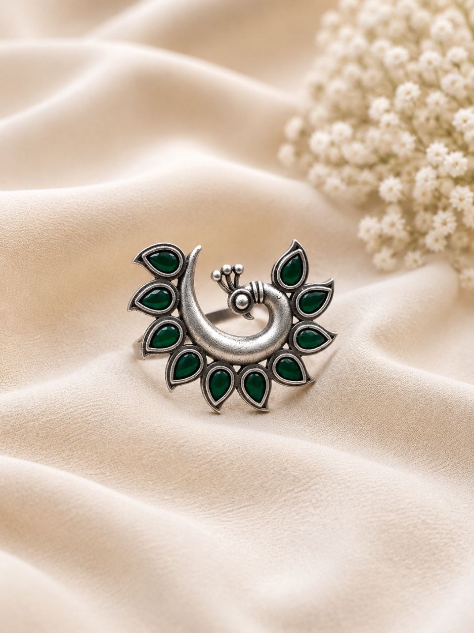 Vintage Peacock Ring ? Elegant Jewelry for Stylish Traditional Looks - Image 5