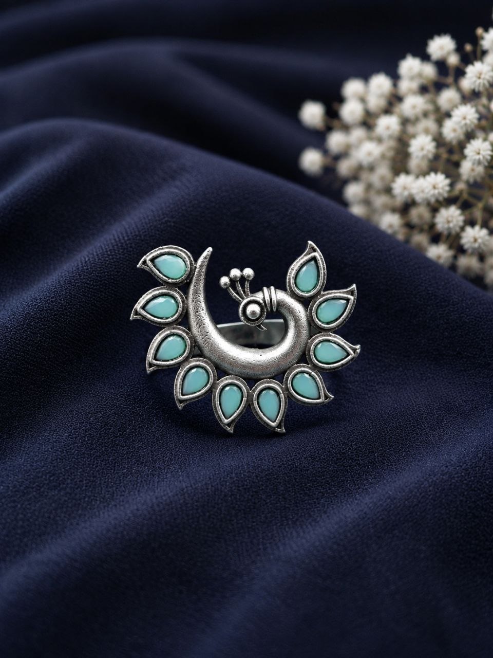 Vintage Peacock Ring ? Elegant Jewelry for Stylish Traditional Looks - Image 7
