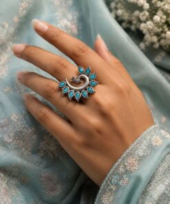 Vintage Peacock Ring ? Elegant Jewelry for Stylish Traditional Looks