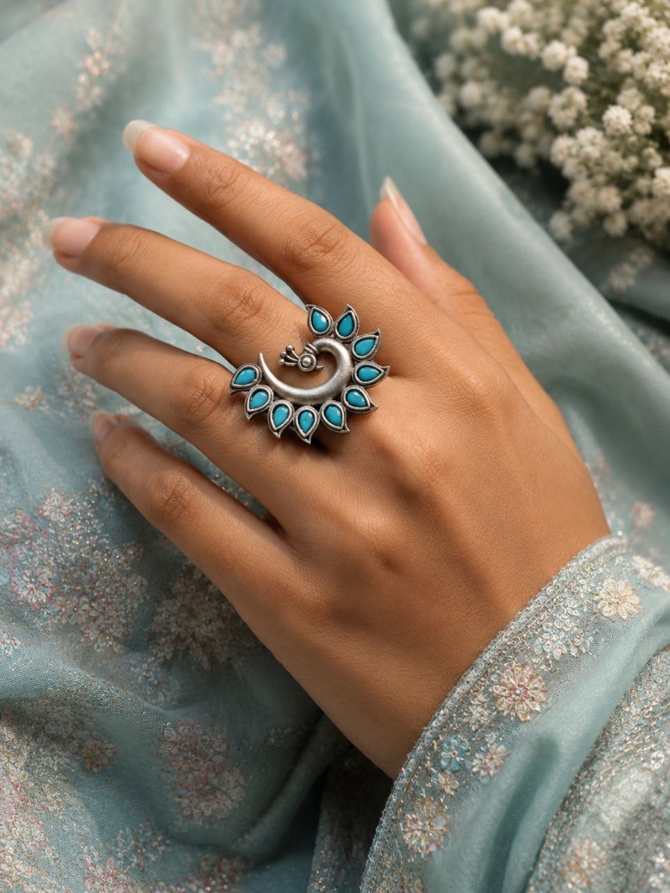 Vintage Peacock Ring ? Elegant Jewelry for Stylish Traditional Looks