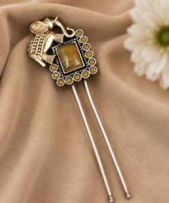 Two Tone Elephant Juda Pin ? Traditional Hair Accessory for Elegant Looks - Image 8