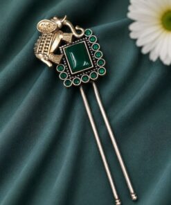 Two Tone Elephant Juda Pin ? Traditional Hair Accessory for Elegant Looks - Image 3