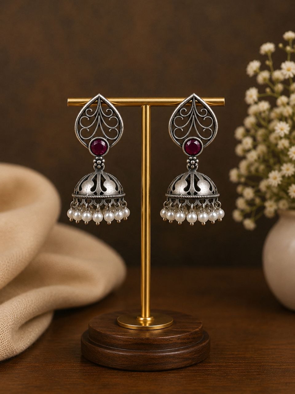 Antique Jhumki Earring ? Traditional Design for Festive and Wedding Looks - Image 2