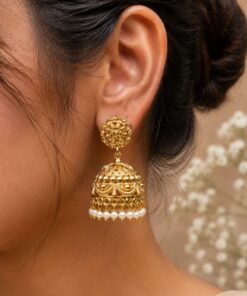 Gold Plated Jhumka Earring ? Traditional Jewelry for Elegant Looks