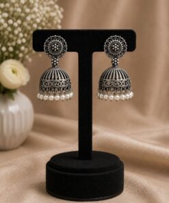 Alternative view of Dangler Jhumka Earring ? Traditional Jewelry for Graceful Style