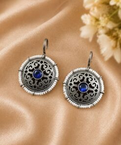 Alternative view of Silver Floral Bugadi ? Exquisite Traditional Jewelry for Elegant Look