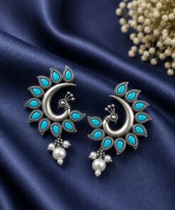 Elegant Peacock Earring ? Traditional Design for Graceful Everyday Style - Image 4