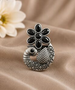 Designer Peacock Ring ? Traditional Statement Jewelry with Elegant Look - Image 6