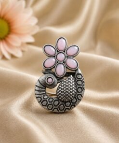 Designer Peacock Ring ? Traditional Statement Jewelry with Elegant Look - Image 3