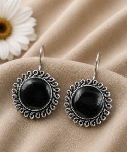 Floral Round Hook Earring ? Dazzling Traditional Jewelry for Women - Image 10