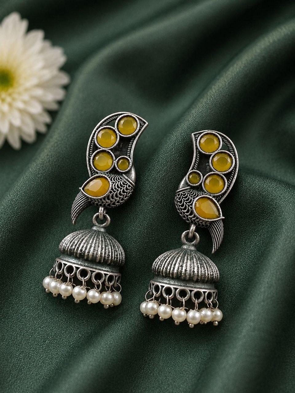 Designer Bird Earring ? Gorgeous Elegant Statement Jewelry for Women - Image 2